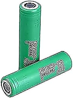 2Pcs Ba 3.7V for 25r 2500mAh Power Ba Inr-25r Electronic Ba for LED Flashlight Torch,Headlamp, Doorbells, RC Cars