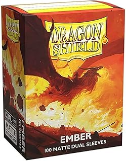 2 Packs Dragon Shield Dual Matte Ember Standard Size 100 ct Card Sleeves Value Bundle!