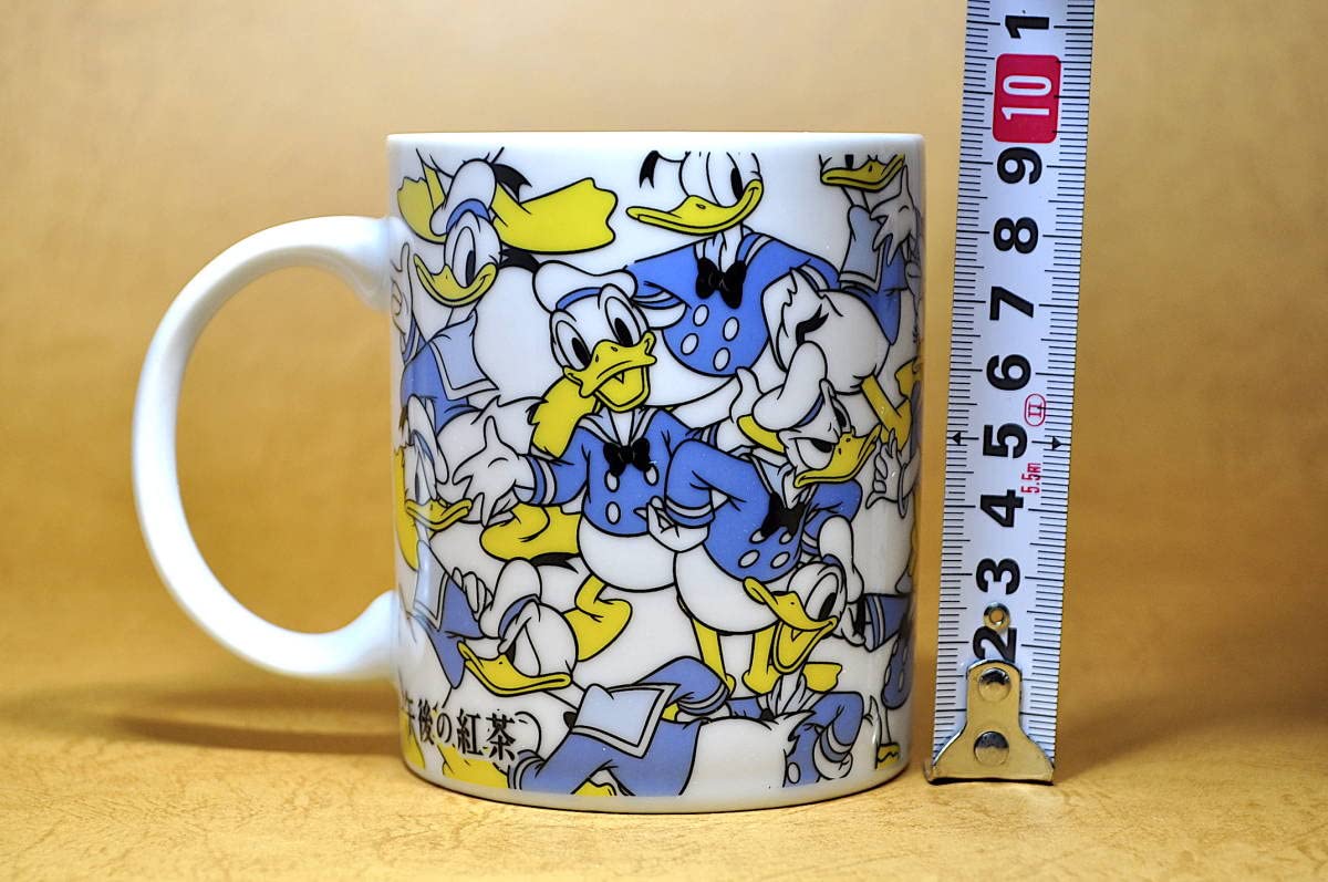 ミッキーマウス マグカップ 赤、ドナルドダックマグカップ青 午後の紅茶 5個 ミッキーマウス マグカップ 赤、ドナルドダックマグカップ青