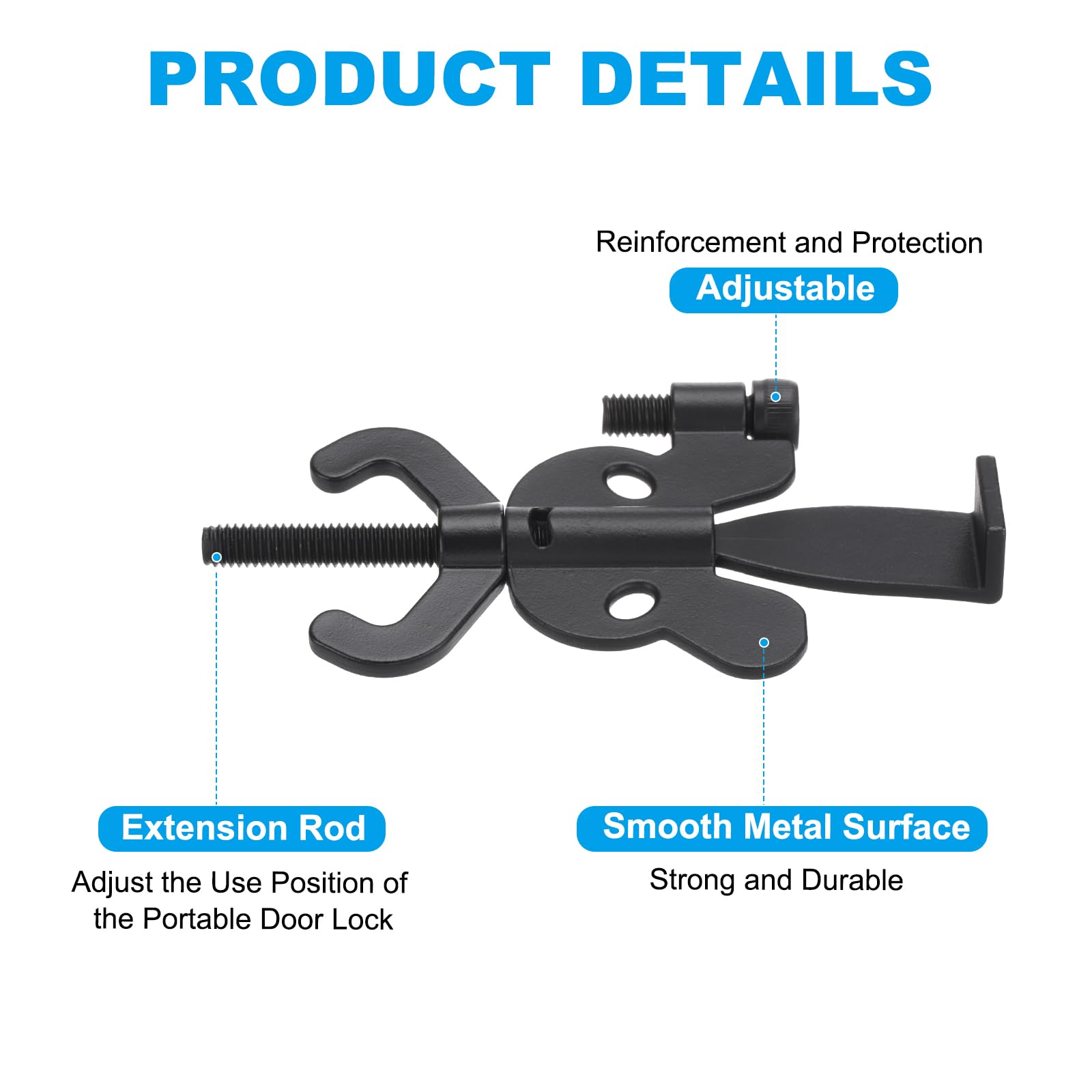 PATIKIL Portable Security Door Lock - Image 3