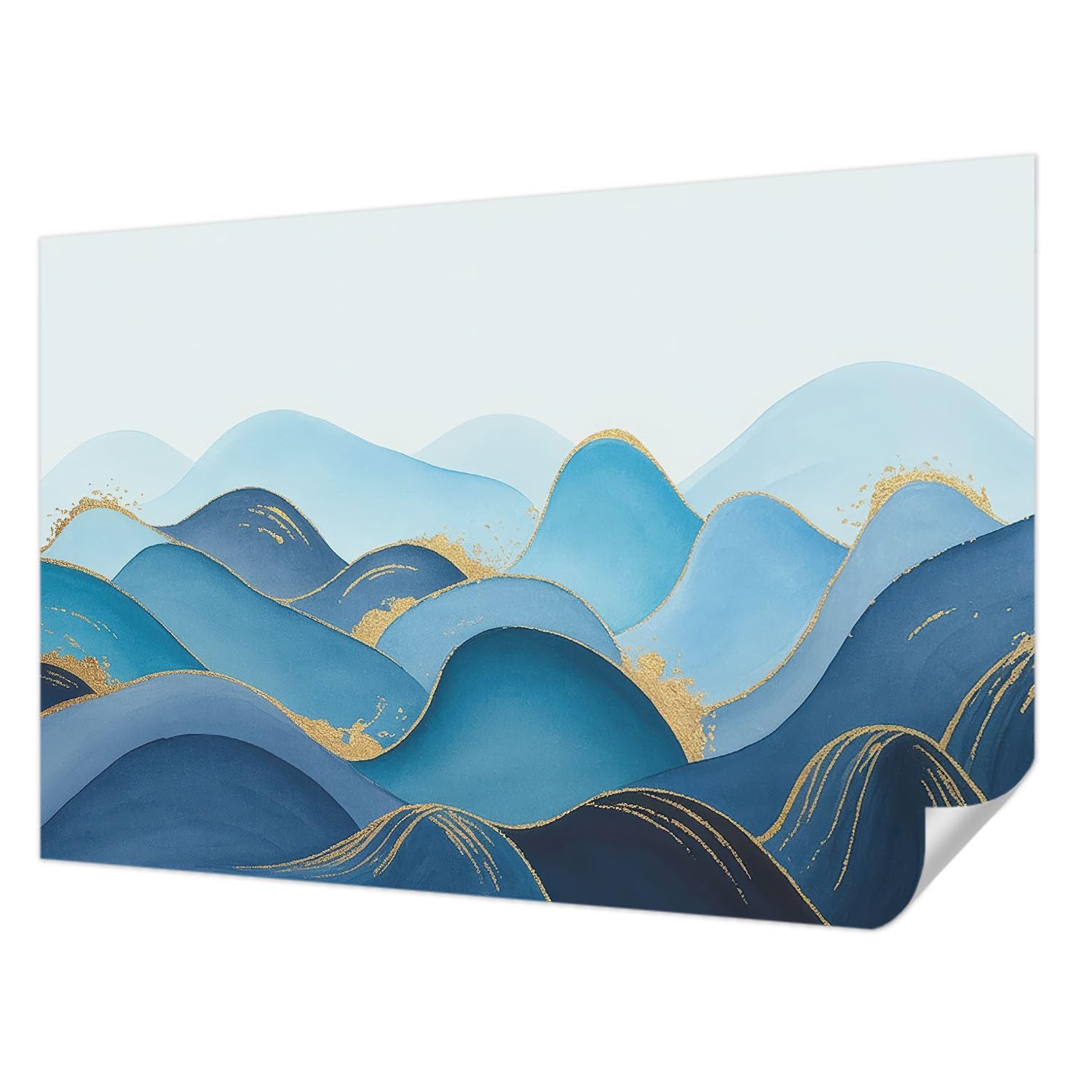 Papier peint salon paysage vallonné Tulup déco murale moderne chambre à coucher