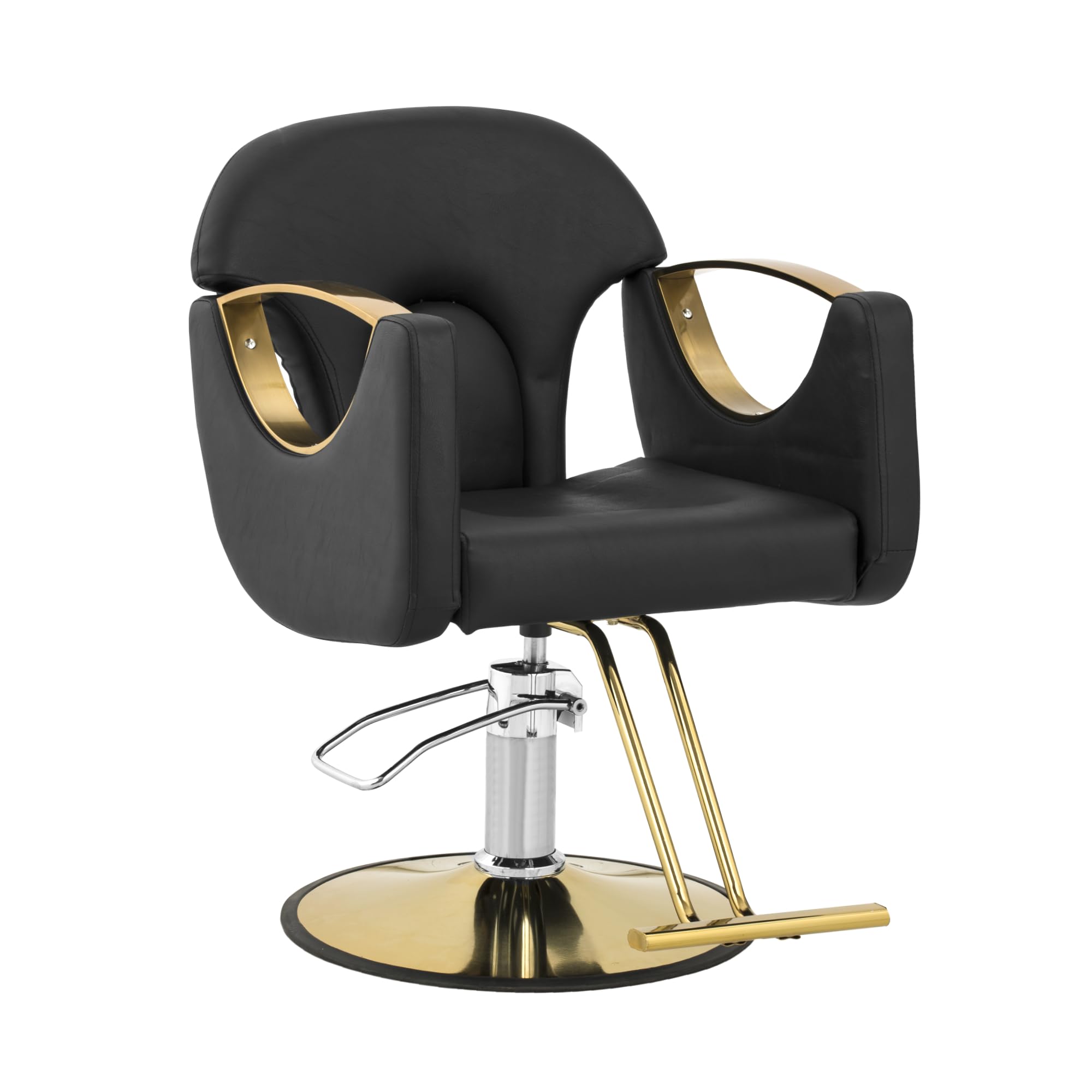 Physa Fauteuil de Coiffure avec Repose-Pieds Hauteur 53-64 cm 180 kg - Fauteuil de Salon de Coiffure Siège de Coiffure Chaise de Coiffure