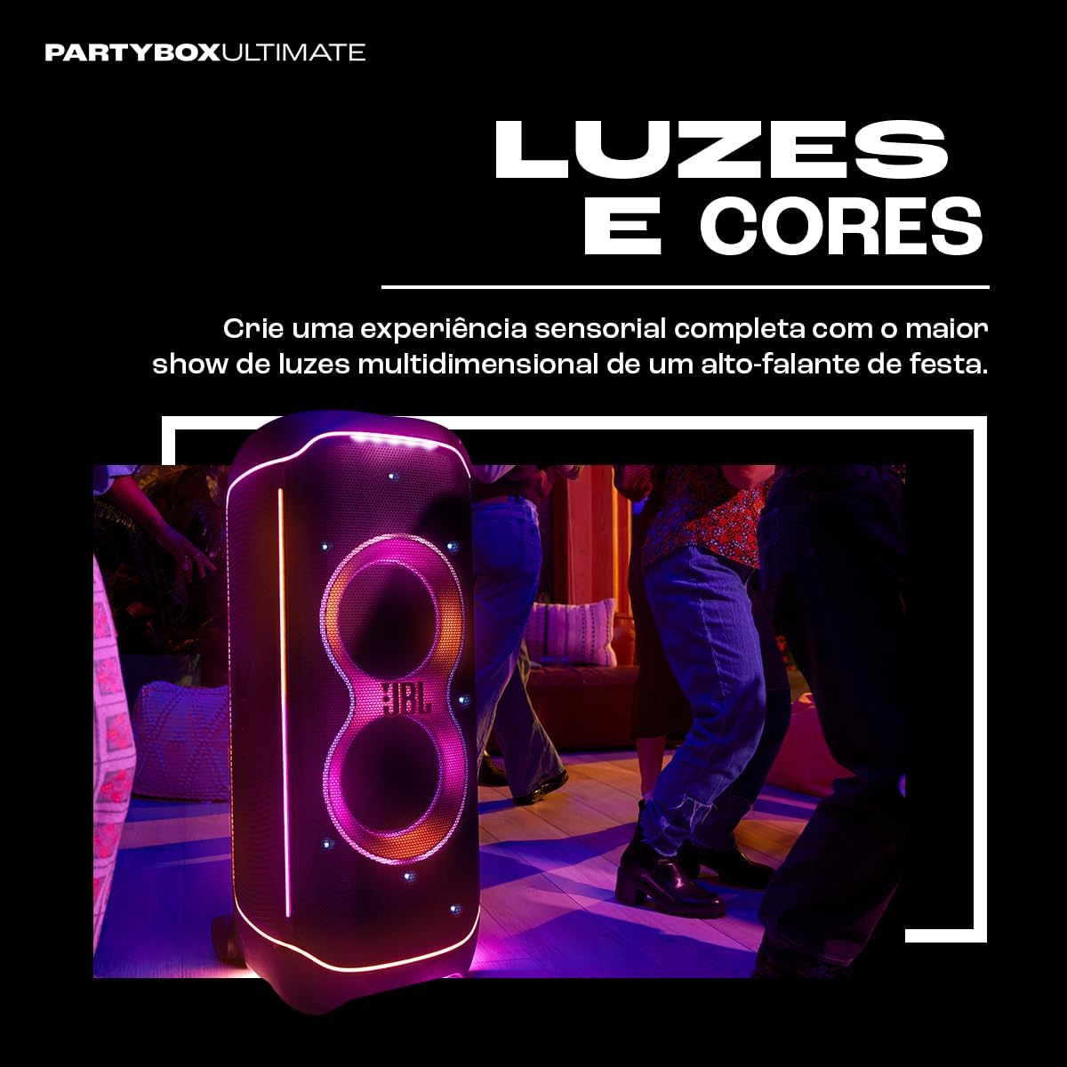 JBL, Caixa de Som, PartyBox Ultimate, Com Wi-Fi e Bluetooth Integrados - 1100W RMS