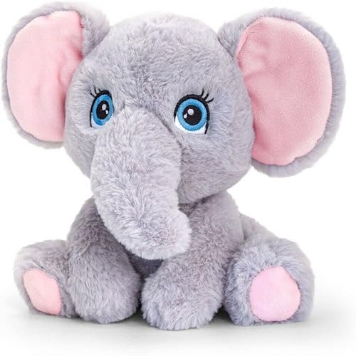 Miniatura 2 de Deluxe Paws Adoptable World - Peluche ecológico, juguetes blandos 100% reciclados (elefante)