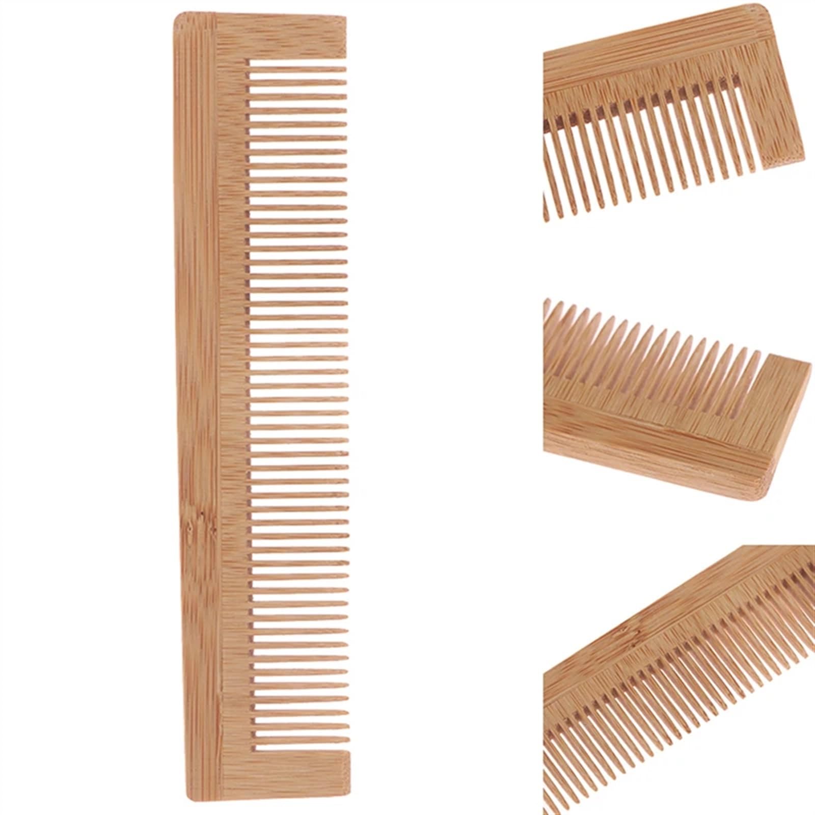 1X Massage Holzkamm Bambus Haarentlüftungsbürste Bürsten Haarpflege SPA Haarkamm