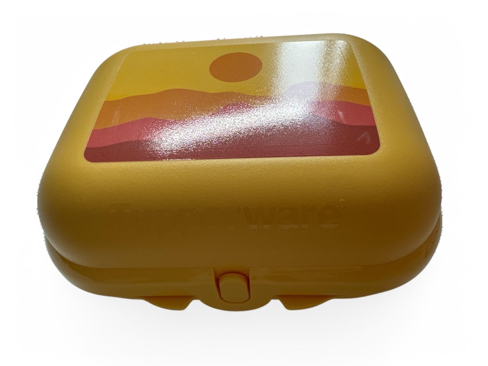 Tupperware To Go Twin Lunch Box Yellow Size 3 - Image 2