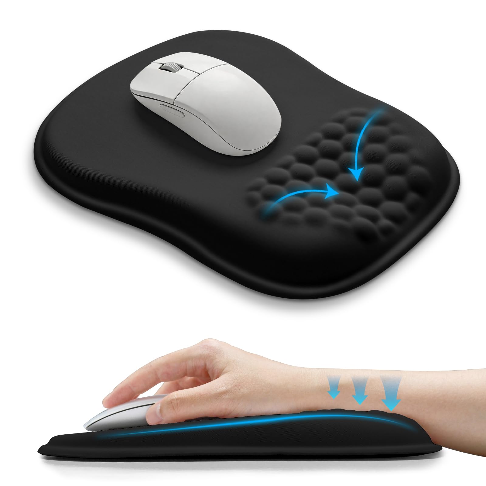 Hokafenle Wrist-hugging Mouse Pad
