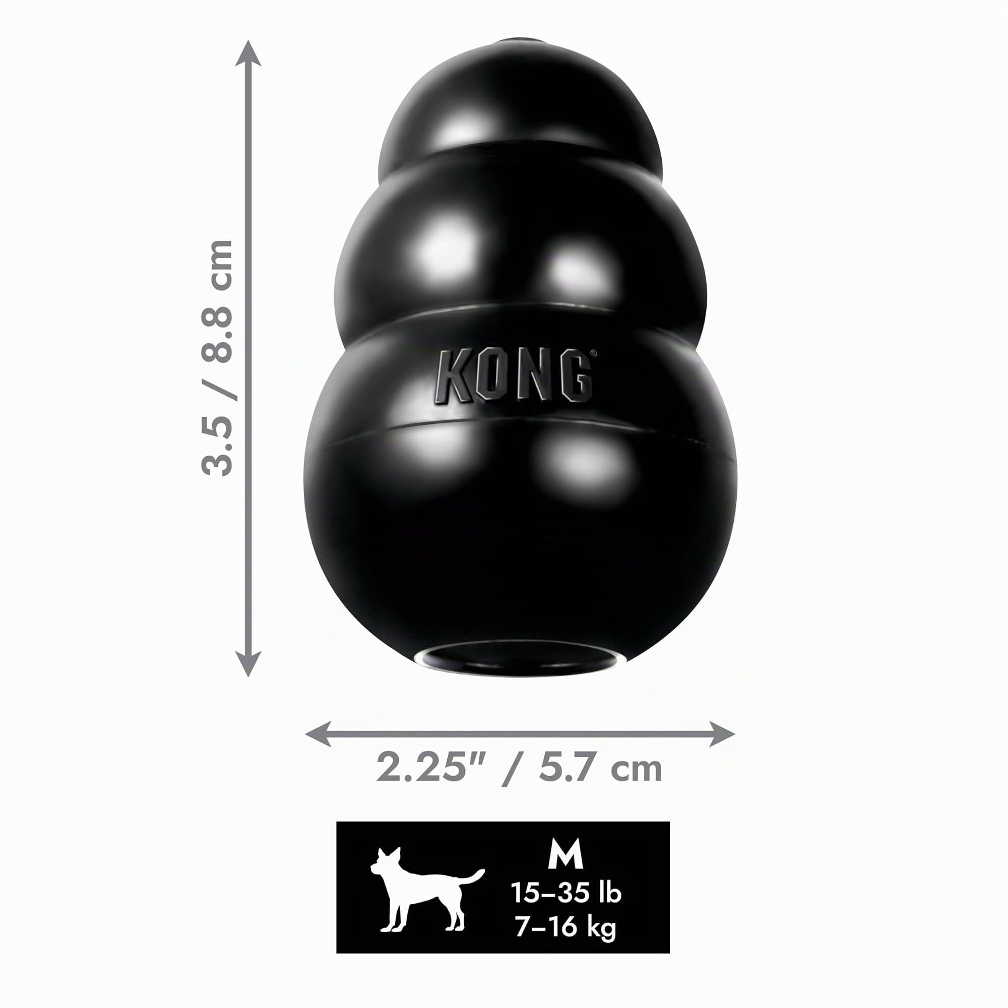 Kong Extreme Juguete masticable para Perros, tamaño M, 2 Piezas