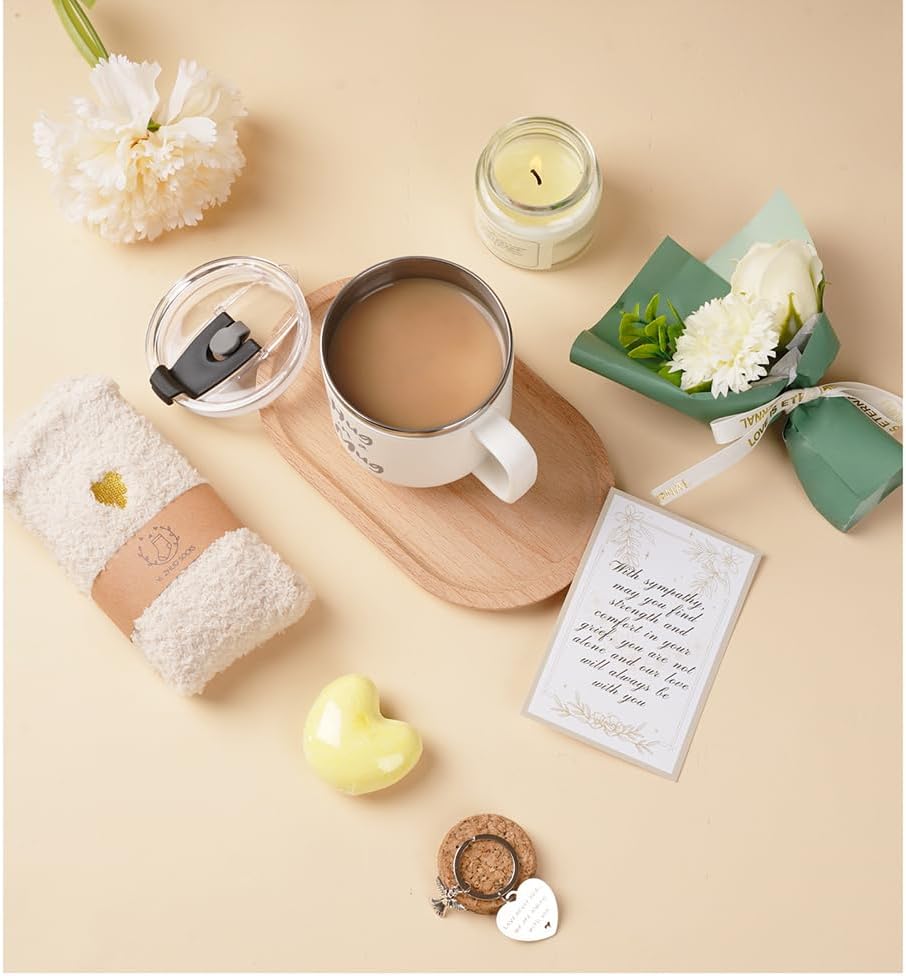 Sympathy Gift Baskets Sympathy for Loss of a Loved One Condolences In Memory of Father Mother Wife Husband Sister Friend mom Best Bereavement Gifts Sorry For Your Loss Gifts Grieving gift - Image 3