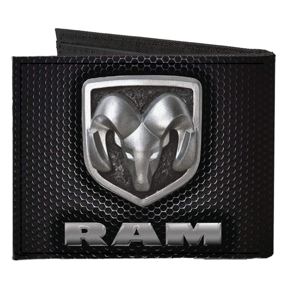 Buckle-Down Men's Standard Canvas Bifold Wallet-Ram, 4.0