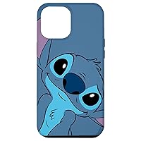Custodia per iPhone 12 Pro Max Disney Lilo and Stitch Cute Stitch Face Slate Gray