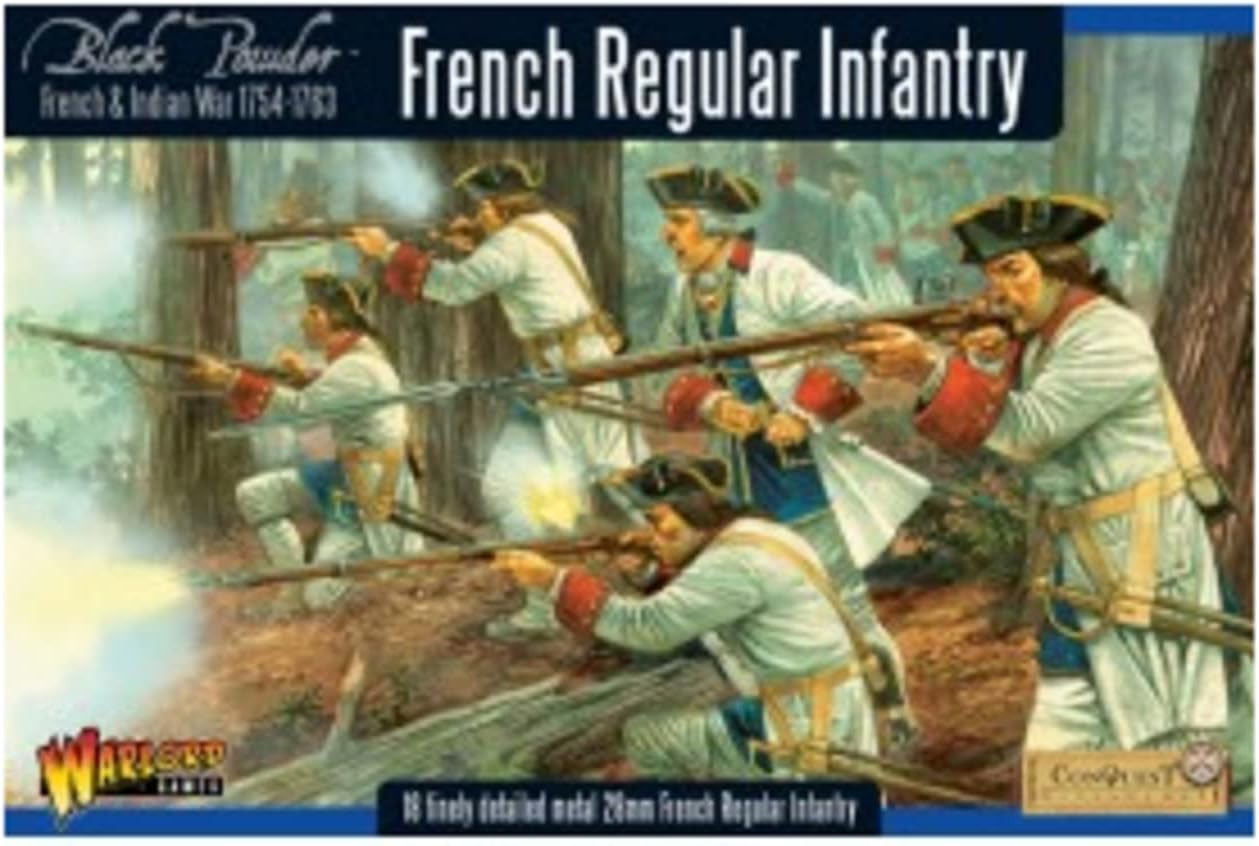 French Indian War 1754-1763: French Regular Infantry boxed set