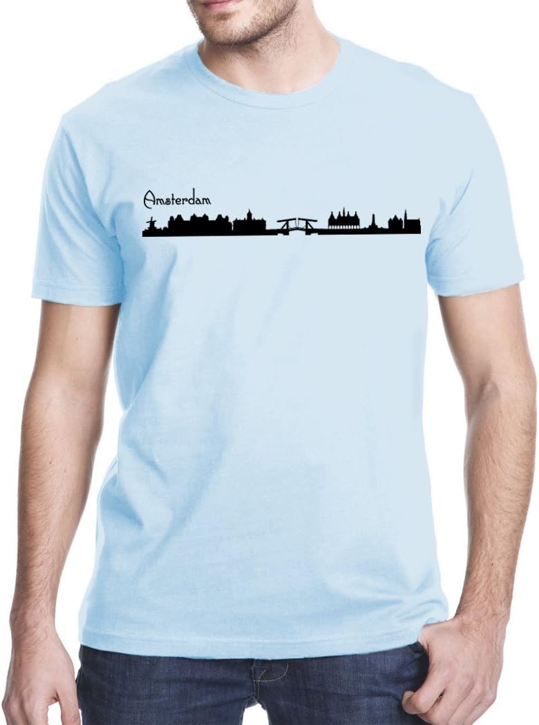 Gbond Apparel Amsterdam City Skyline T-Shirt