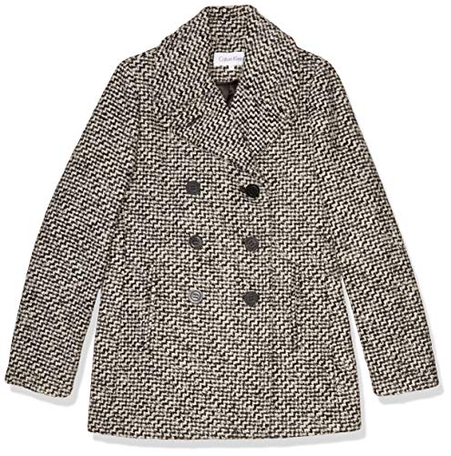 Calvin Klein Women's Double Breasted Peacoat (Petite, Standard, Plus), BLW, 6