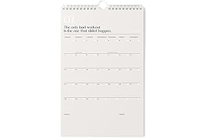Fitness Motivation Calendar 2024-2025