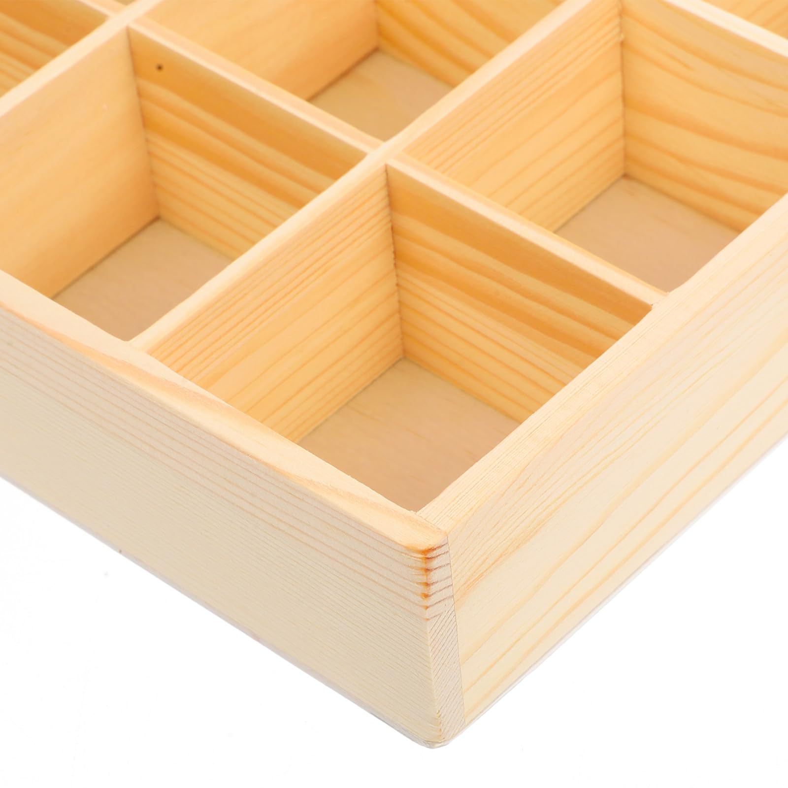 Scatola organizer in legno per biancheria intima e accessori, divisorio multiuso per cassetti con 30 scomparti per armadi e scrivanie, soluzione perfetta per riporre oggetti in decluttering