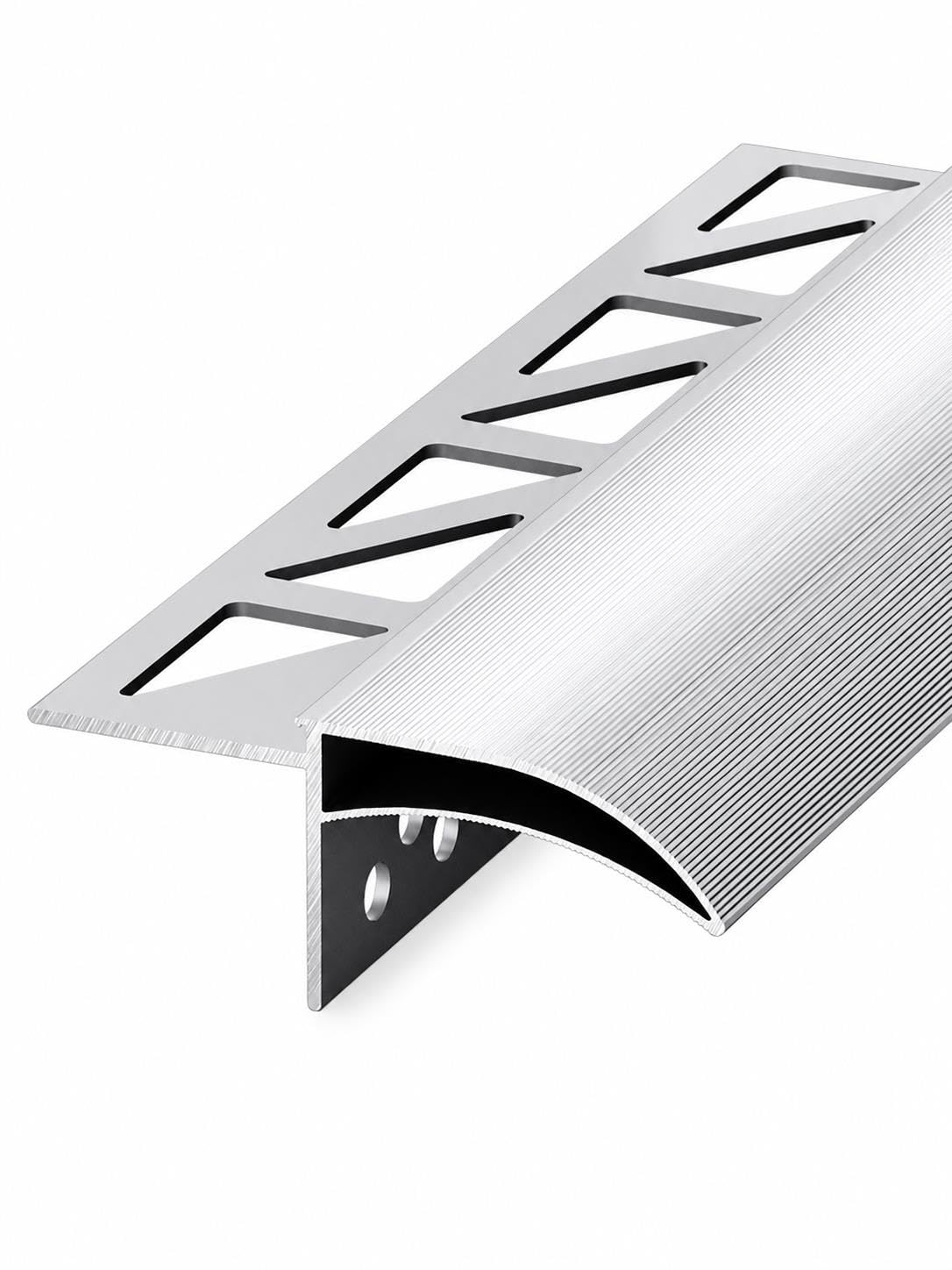 Perfil Goterón Aluminio 120cm, Desviador Agua Exterior para Azulejos