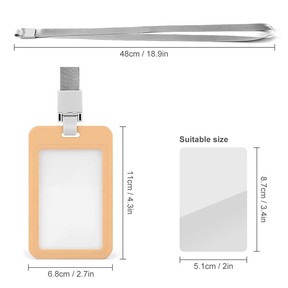探偵証カードケース　紐付き IDカードホルダー ネックストラップ付 パスケース 定期入れ
