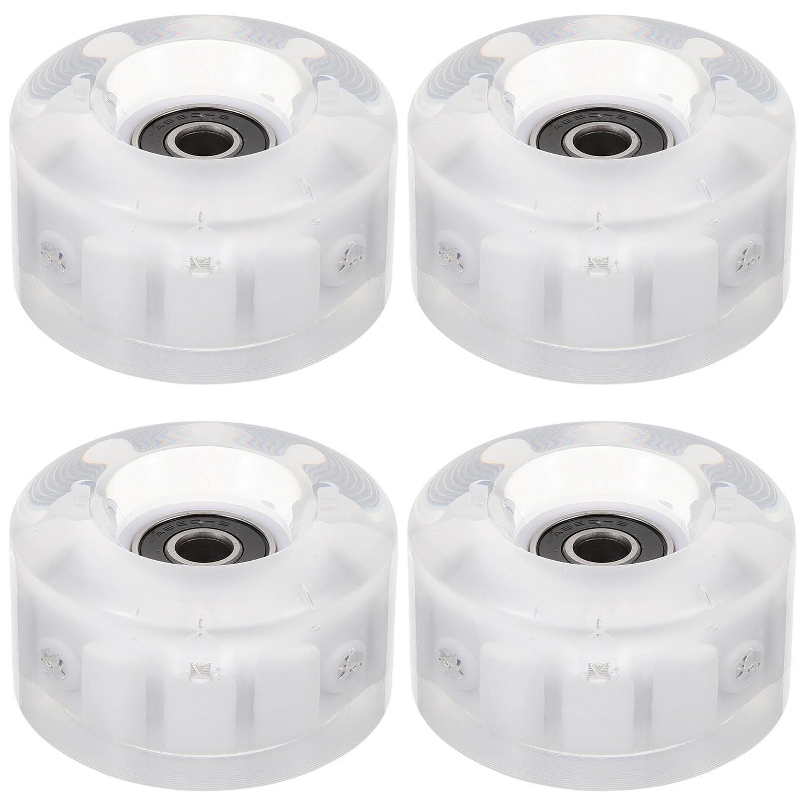 Ruedas de Patines Luces, Juego de 4, Pu, para Patines