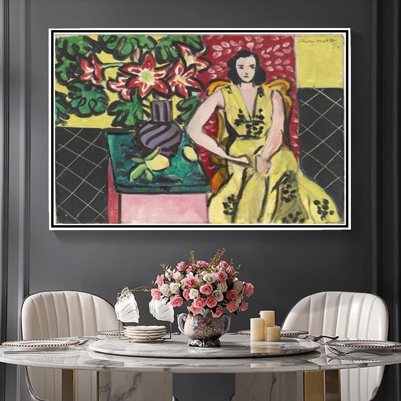 アンリ・マティス、「座る若い女、ペルシャのドレス」、希少な画集より