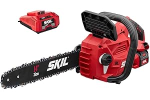 SKIL PWR CORE 40 Brushless 40V 14" Lithium-Ion Battery Power Chain Saw Kit