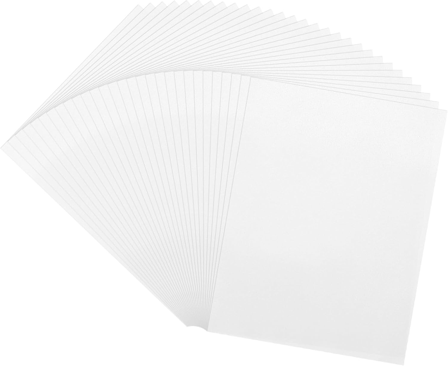 MECCANIXITY 60 Sheet Colored Vellum Paper 8.5" x 11", 100gsm Translucent Printable Vellum Sheets for Printing Wedding Invitations Inkjet Laser Printer, Light Blue