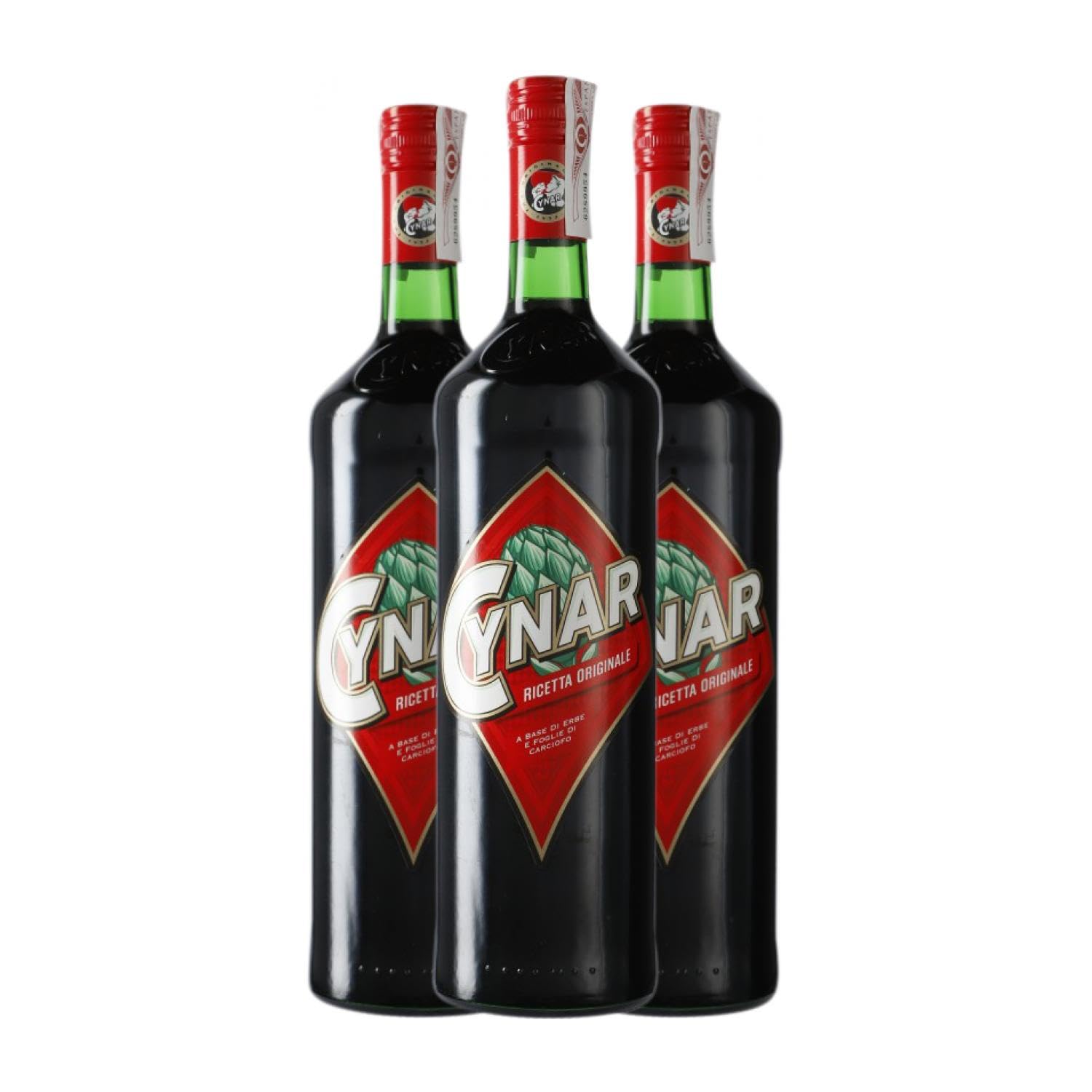 Licores Cynar Ricetta Originale Botella Misil 1 L (Caja de 3 Botella Misil de 1 L)
