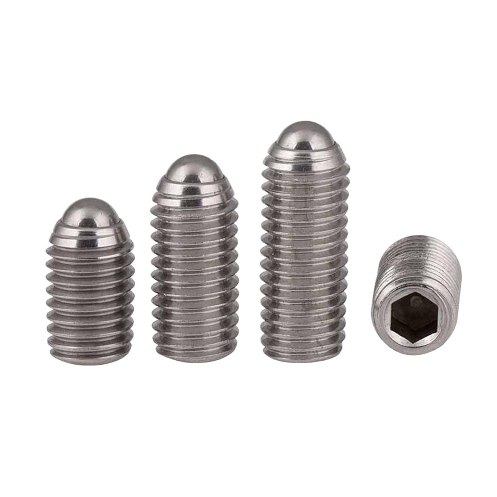 Set Viti M3 Senza Testa A Brugola, Punta A Tazza, Acciaio Inox A2-70, DIN 916