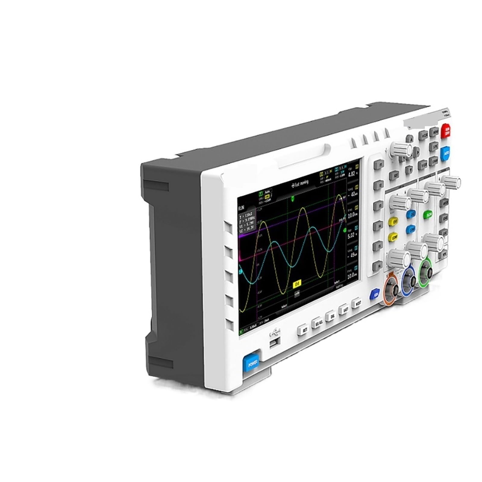Osciloscopio Digital USB 1014D 2 en 1 generador de señal de entrada de doble canal 1GSa/s frecuencia de muestreo 100MHz * 2 ancho de banda analógico(1014D)