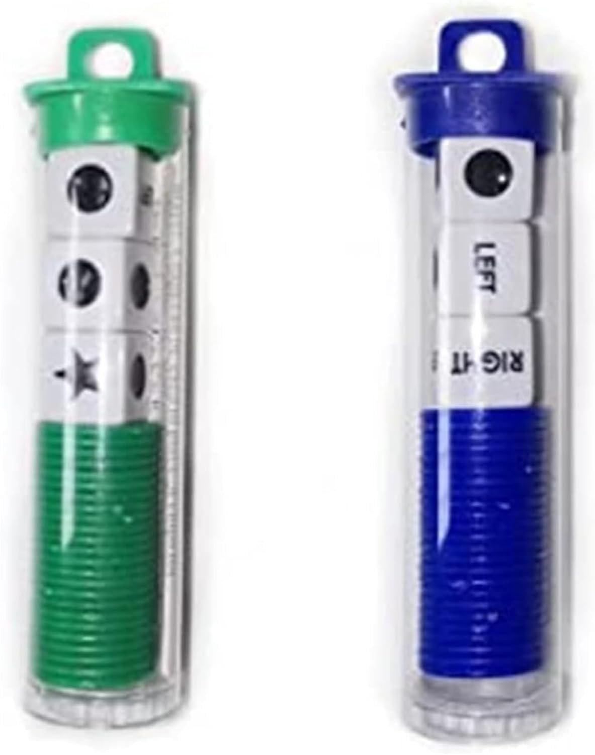 Left Right Center Dice Game Prime Set Bundle- 2 Pack Assorted Colors