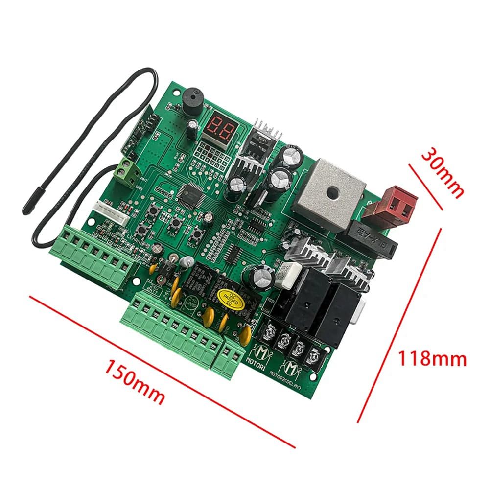 Placa PCB Universal de 24 V CC para de Control de Puerta Batiente de Doble Brazo Automático, Panel de Control, Centro de Control Inteligente B