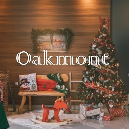 Miniatura 6 de Oakmont - Árbol de Navidad artificial de 7 pies, con ramas de nieve para decoración navideña, con soporte de metal, PVC de alta calidad, 1000 puntas