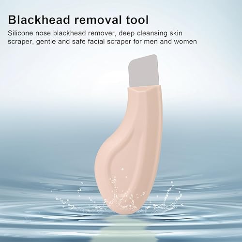 Miniatura 3 de Raspador de silicona para eliminar puntos negros, extractor de espátula de limpieza profunda para limpieza facial y de piel, herramienta de limpieza