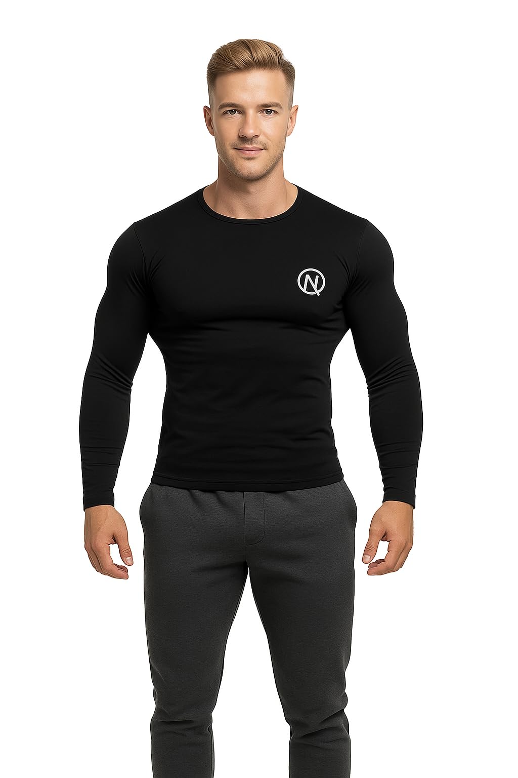 NEVER QUIT Compression Swimming t Shirt Full Sleevs for Men-picture-41