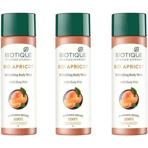 Biotique Apricot Refresh 190ml - Pack of 3