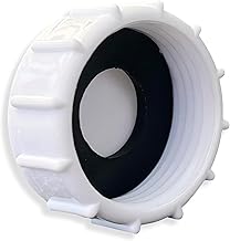 PlumbEZ Universal Appliance Blanking Cap & Sink Trap Blanking Cap, Easy to Fit - 32mm/1.25'' White Appliance Trap Blanking Cap & Washer