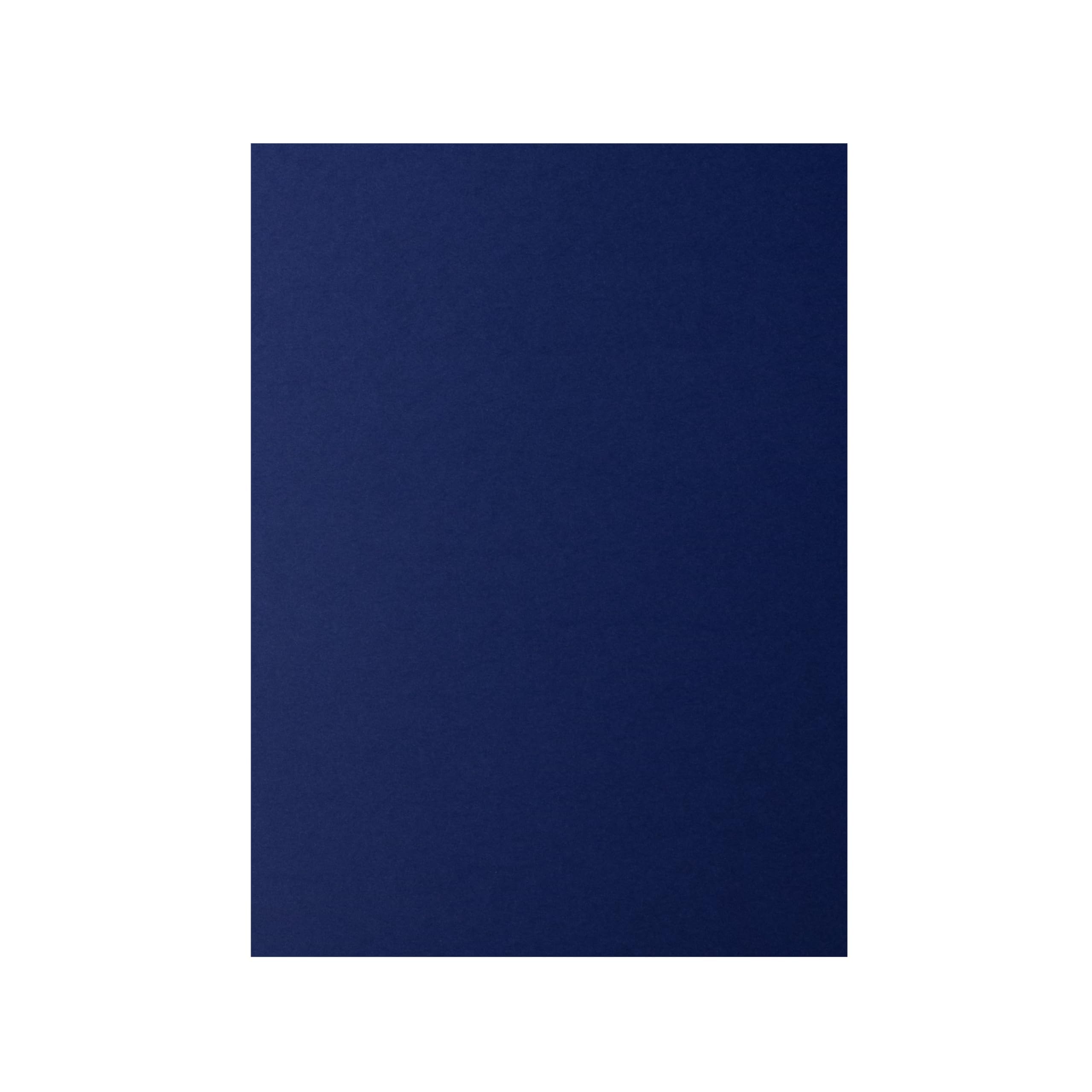 JamJar Print Navy Blue Coloured Paper A4, 120gsm, 50 Sheets, Made in the UK, for Menus, Signs, Crafts and Stationery