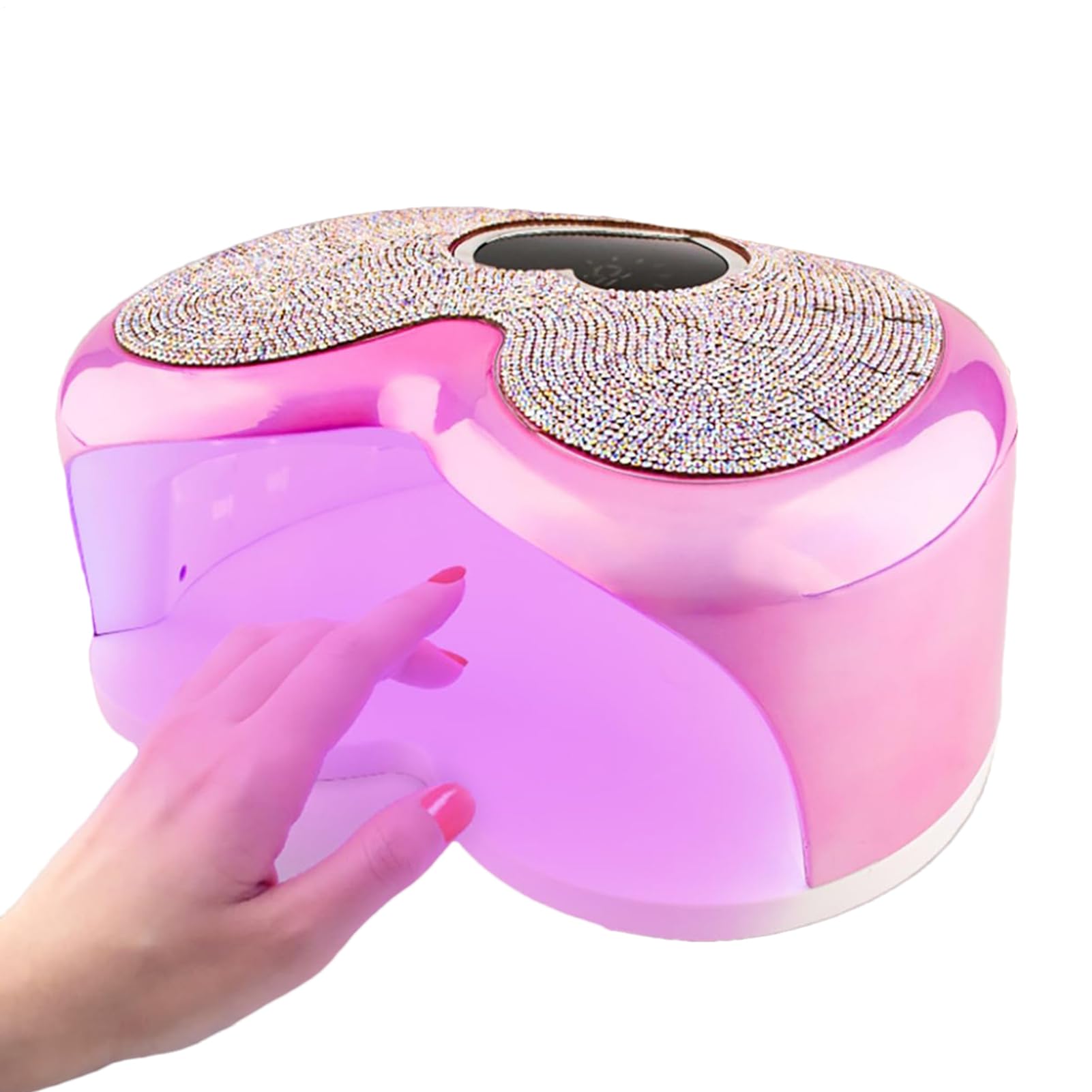 Lampa Do Suszenia Paznokci 39-Diodowe Urządzenie Do Szybkiego Manicure | Lampa do Żelowego Lakieru Paznokci z 4 Ustawieniami Czasowymi Dla Kobiet, Żon, Dziewczyn, Partnerów, Rodziny i