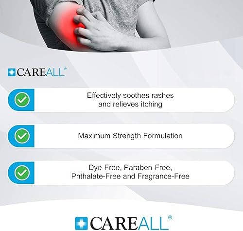 Miniatura 2 de CareAll Crema de hidrocortisona al 1% (paquete de 144), paquete de papel de aluminio de 0.03 oz. Formulación de máxima resistencia, crema