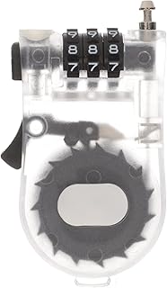 Kisangel Snowboard Security Lock Cycle Locks for Bicycle Scooter Helmet Bicyle Helmet Baby Snowboard Helmet Luggage Lock Retractable Cable Abs Anti- Board Lock Security Bike Lock Ski