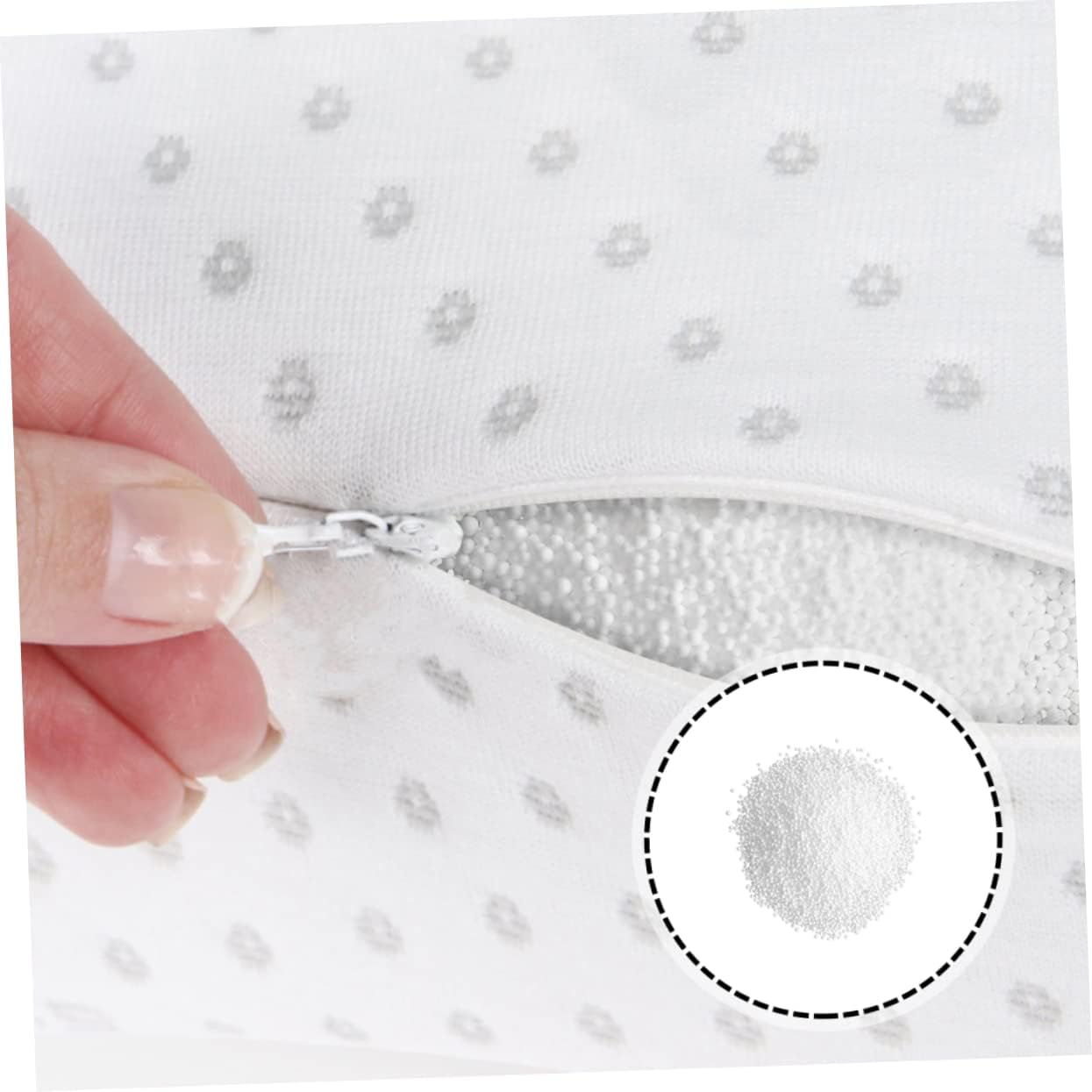 Holibanna Bean Bag Refill Beads 1 Pack 8.8 Ounce Polystyrene Filler Beads Stuffing for Stuffed Animals Doll Pillows Cushions Sofa