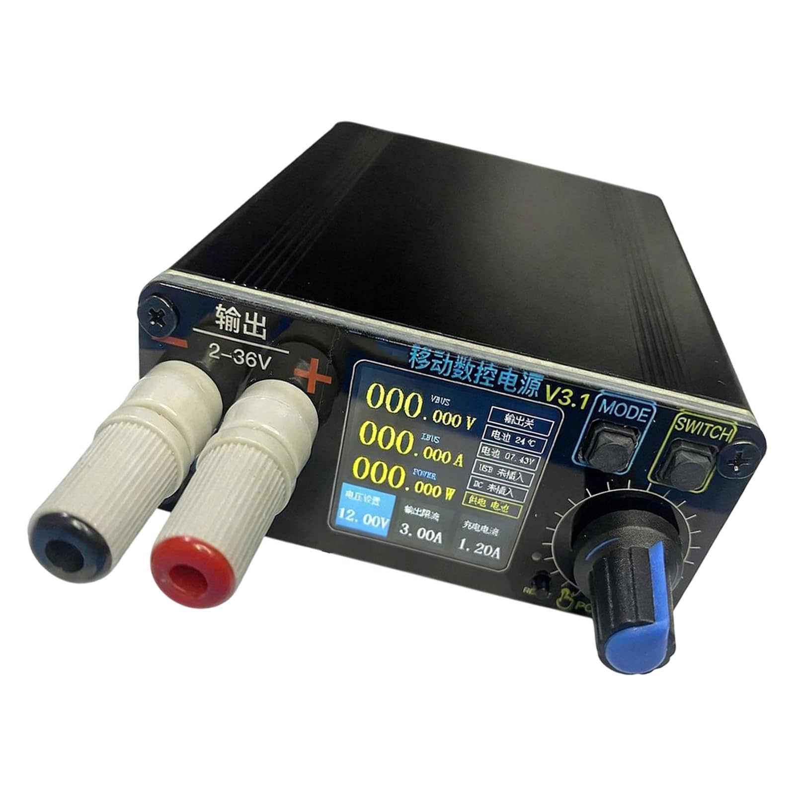 Alimentation à commande numérique variable 1-36V avec affichage pour poste électronique