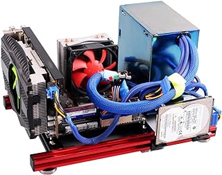 Caixa de Computador para Placa-mãe ITX, Estrutura de Liga de Alumínio Aberta DIY, Empilhada, Leve, Fácil Montagem, Liga de Alumínio 20 * 20 de Alta Qualidade, Boa Dissipação