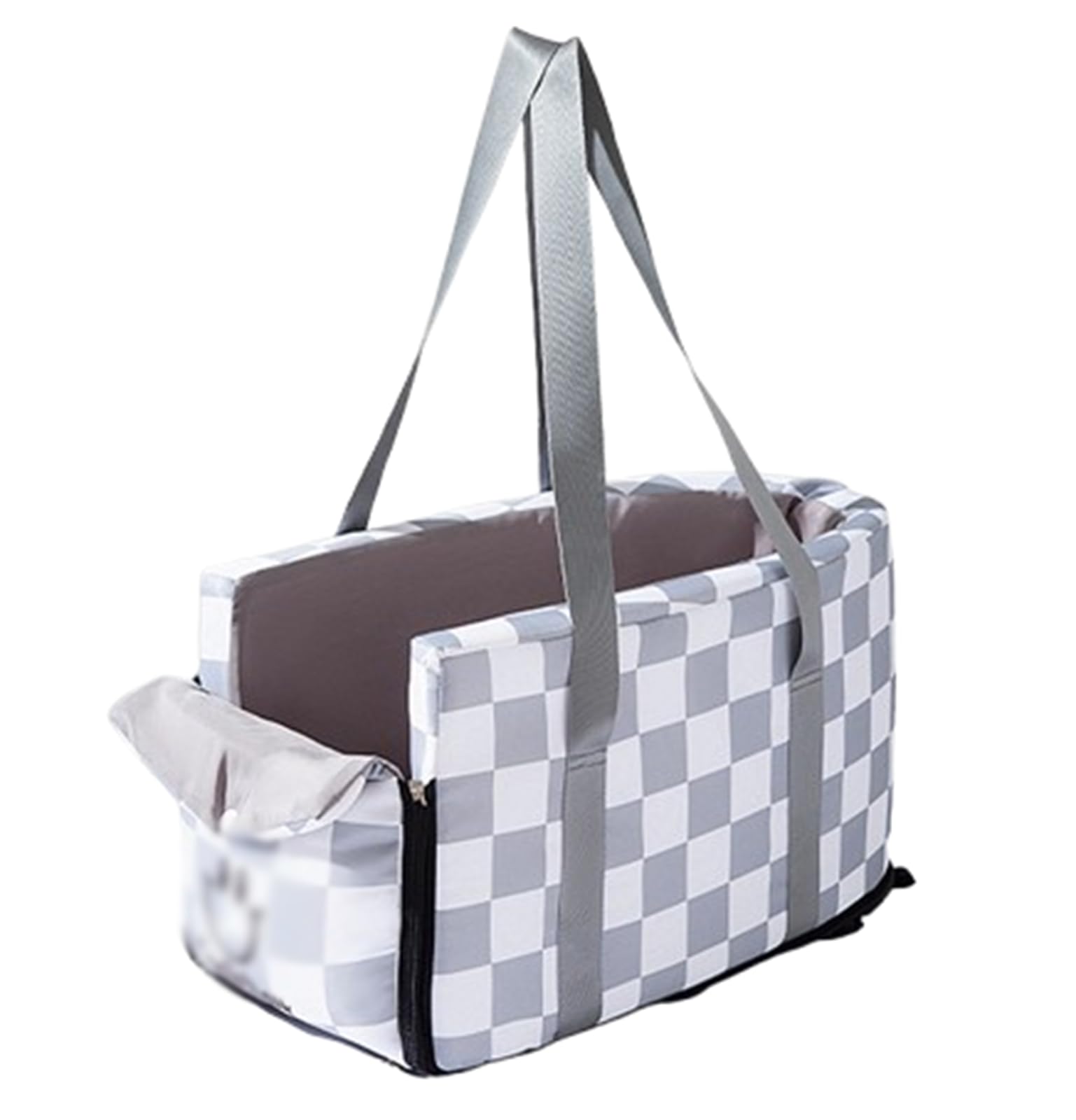 Consola central para mascotas, asientos de coche impermeables para perros y perros con cinturón de seguridad, transportador de viaje portátil para cachorros y gatos, desmontable y lavable