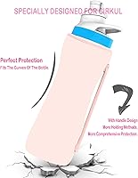 Vista 5 de 32oz Funda impresa linda compatible con botella de agua Cirkul para botellas de plástico y acero inoxidable de 32oz, material de neopreno que