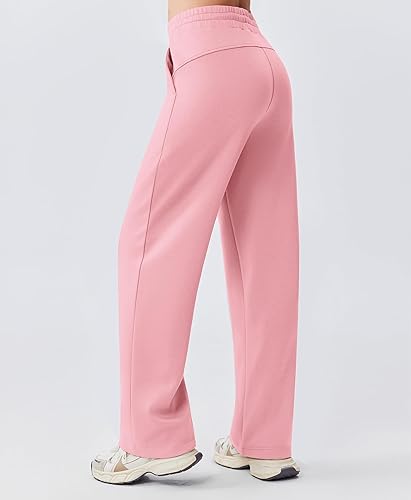 Miniatura 5 de PINSPARK Conjunto de 2 piezas para mujer con cremallera de 12, sudadera de ajuste holgado, pantalones de pierna recta, traje a juego para otoño