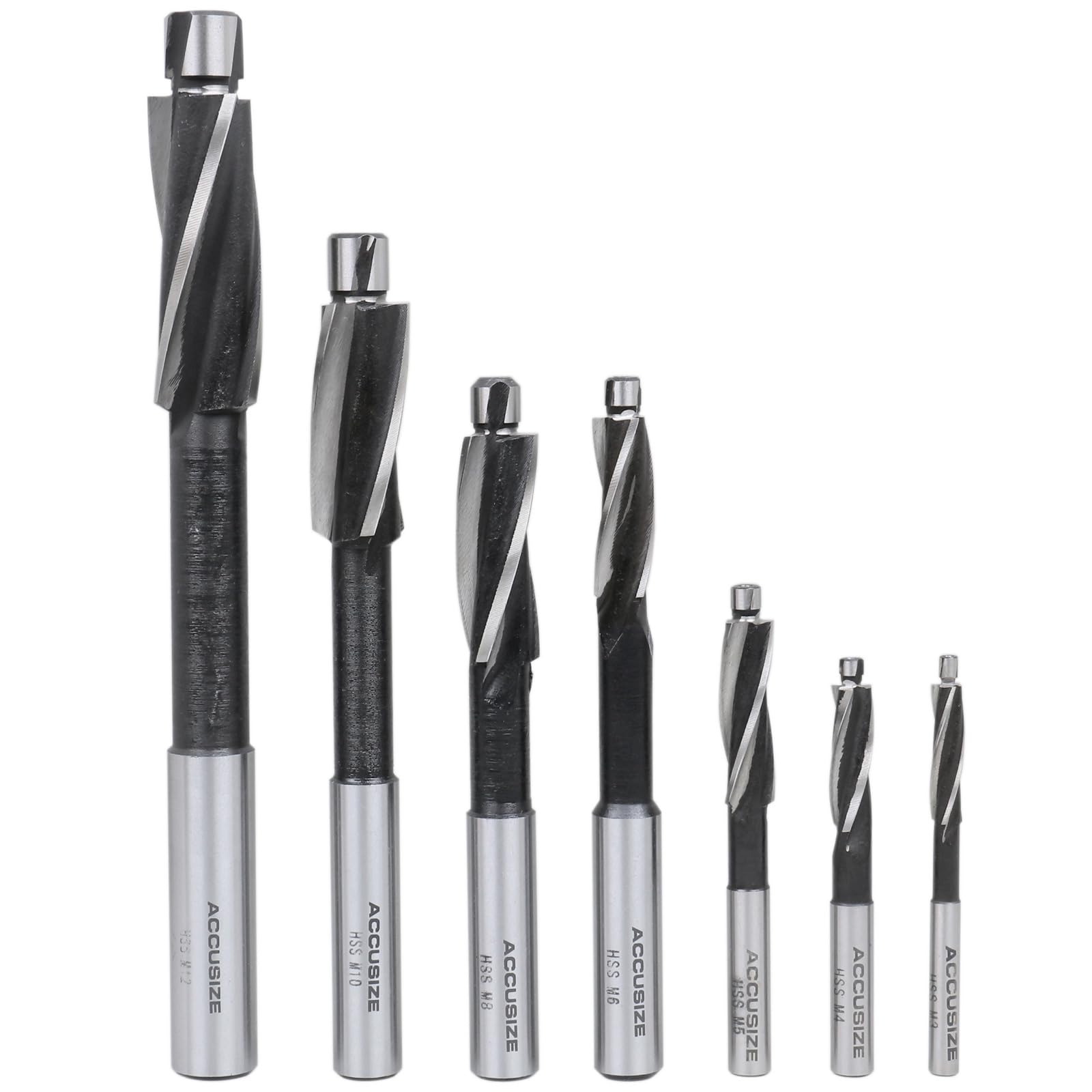 Accusize Industrial Tools HSS Cap Screw Counterbore Set Metric — Amazon image 8