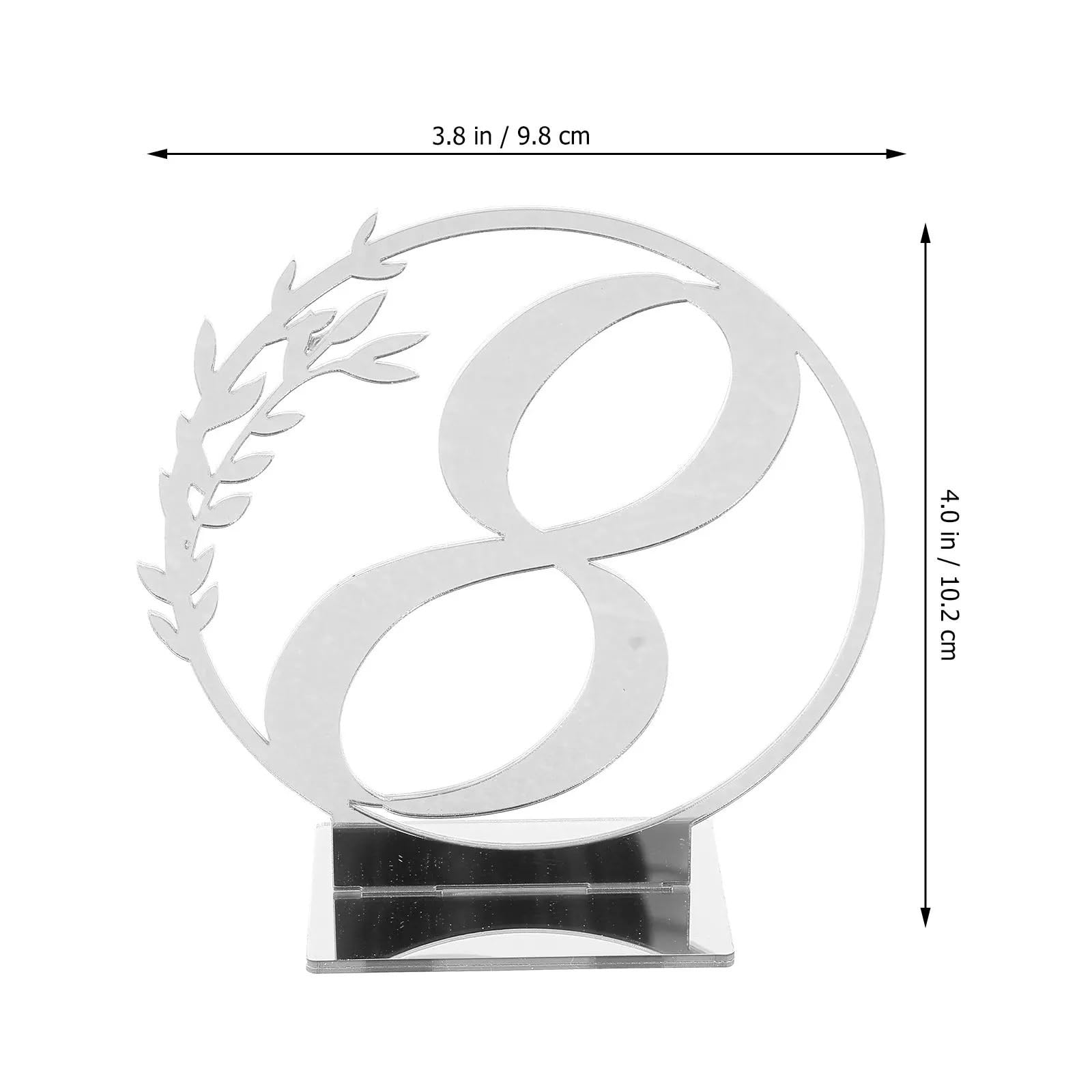 Tarjetas de números mesa redonda, señales reservadas for recepción boda, banquetes, fiesta, decoración restaurante, 15 Uds Para Bodas
