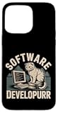 Software Developurr Cat Coding Feline |- Case for iPhone 15 Pro Max