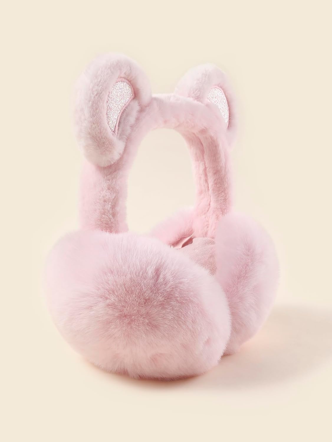 Kids Girls Winter Earmuffs Warm Cute Plush Cat Ears Muffs Toddler Boys Ear Warmer Outdoor Ear Covers - Image 2